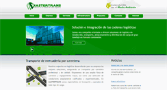 Desktop Screenshot of mastertrans.cl